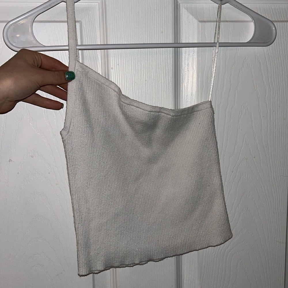 Pacsun Crop Top One Shoulder Sweater